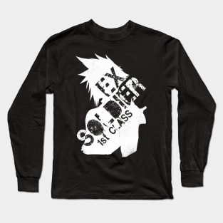 Cloud Strife ex-SOLDIER white Long Sleeve T-Shirt